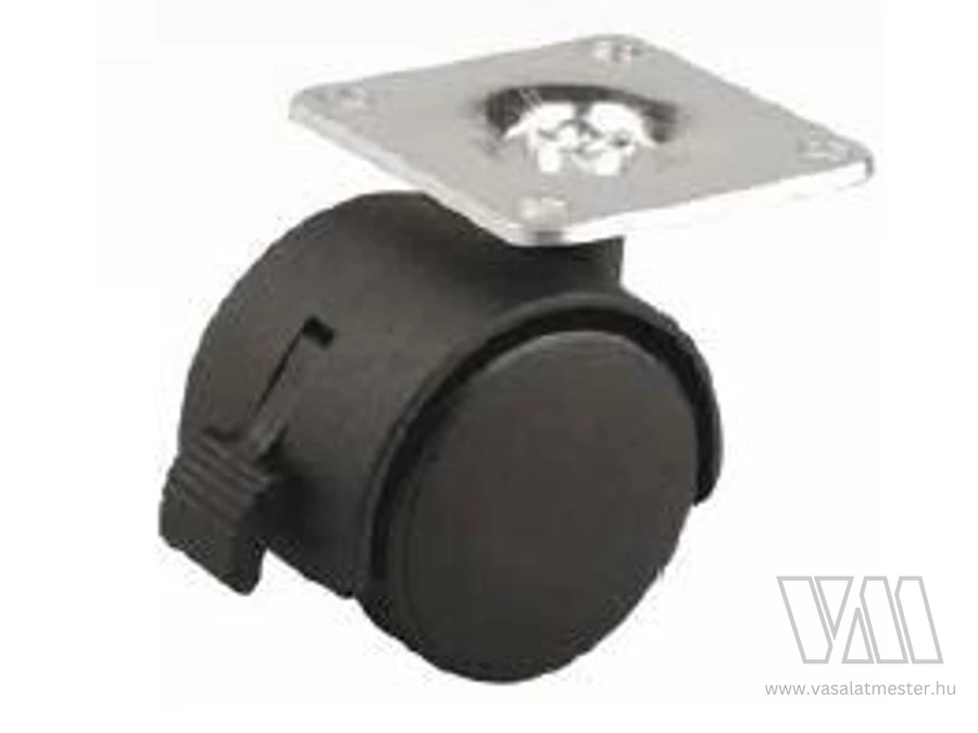 StrongCastors Kerék 30 mm lemez fék fekete