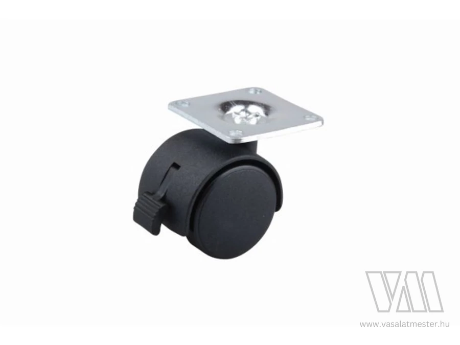 StrongCastors Kerék 40 mm lemez fék fekete