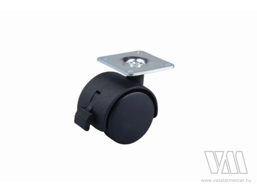 StrongCastors Kerék 50 mm lemez fék fekete