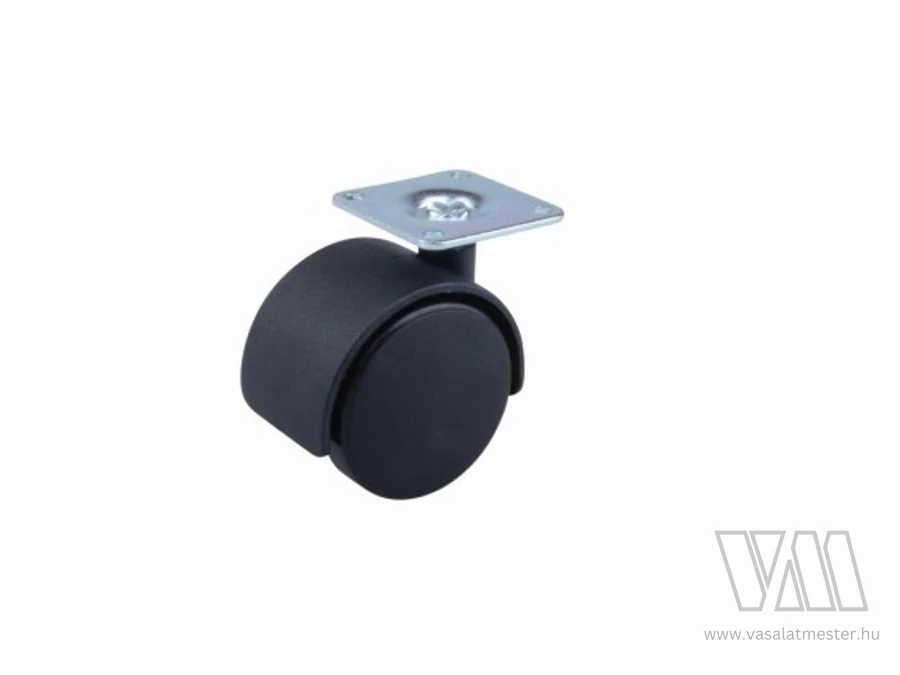 StrongCastors Kerék 50 mm lemez fekete