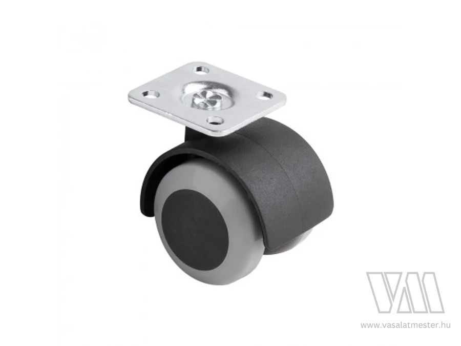 StrongCastors Kerék puha futófelülettel, átmérő 40, szürke, kerék talppal