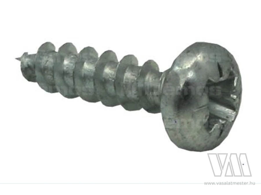 StrongFix PZ Csavar  3,5x25 félgömbölyű fej cink fehér PZ2