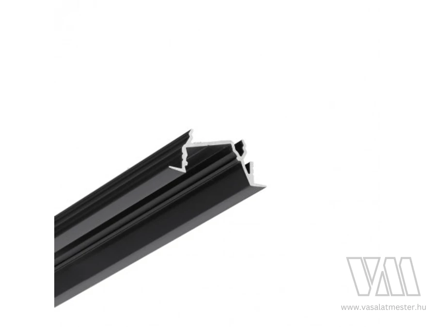 StrongLumio LED profil Diagonal 14, fekete, 2m