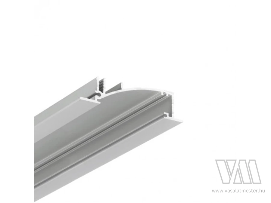 StrongLumio LED profil Flat, eloxált alumínium, 2m