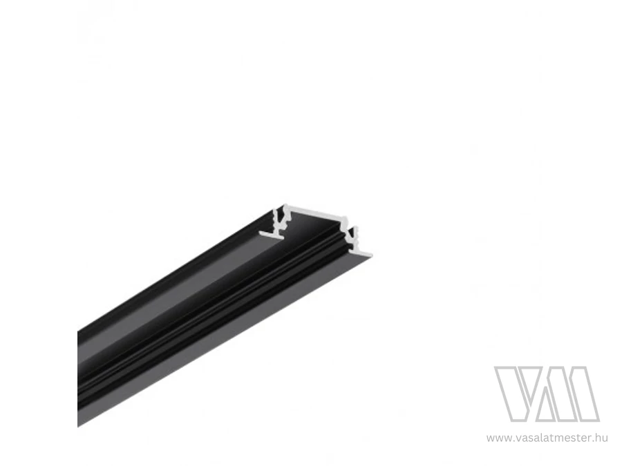 StrongLumio LED profil Groove 10 fekete alu 2000mm