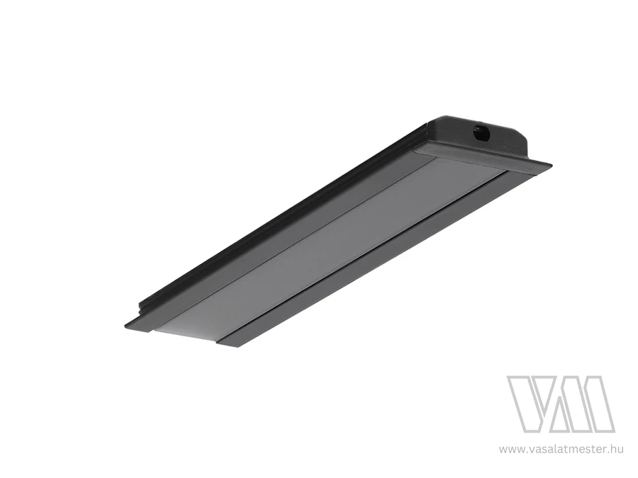StrongLumio LED profil Groove 10 fekete alu 2000mm