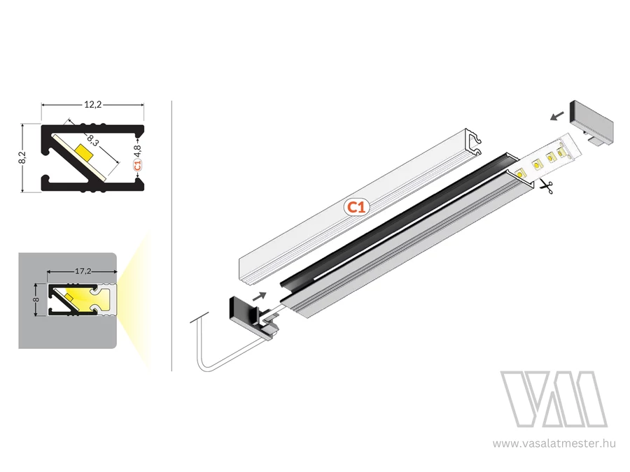 StrongLumio LED profil HI8
