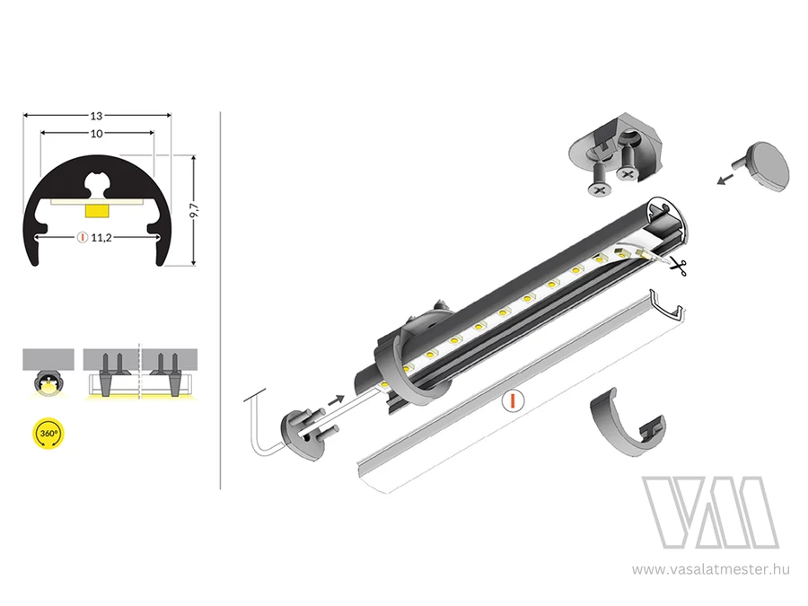 StrongLumio LED profil Pen8
