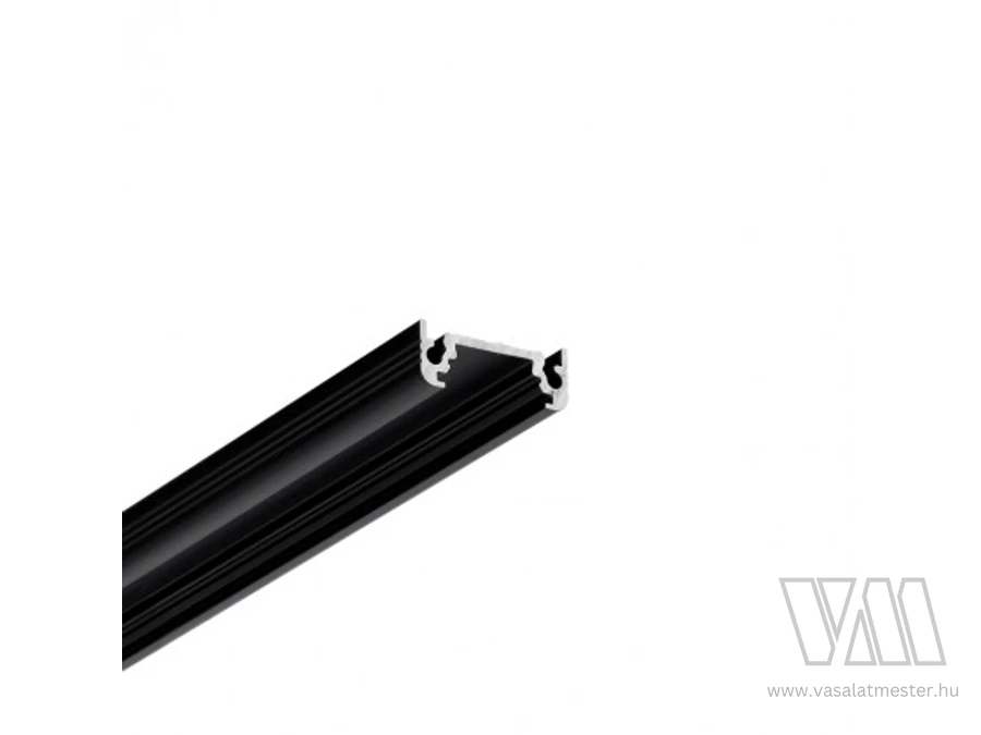 StrongLumio LED profil Surface 10 fekete alu 2000mm