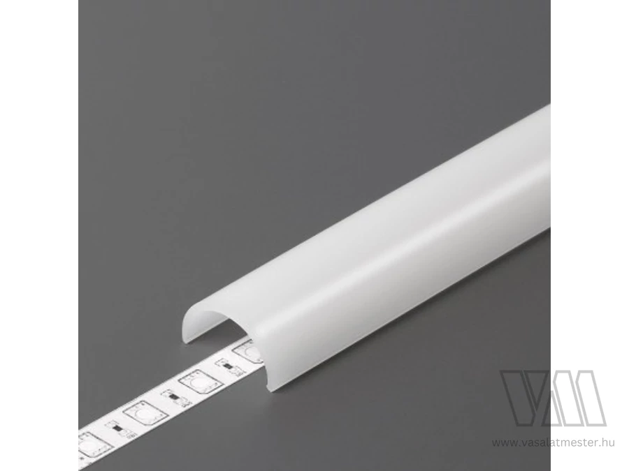 StrongLumio takaróprofil  Uni/Arc LED profilhoz félkör tejfehér 2m