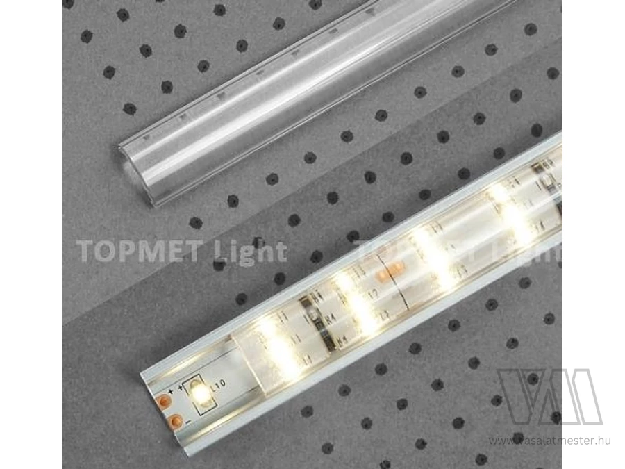 StrongLumio takaróprofil lencse átlátszó 2m