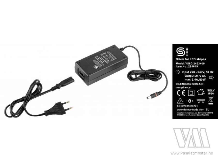 StrongLumio tápegység, 24V, 80W