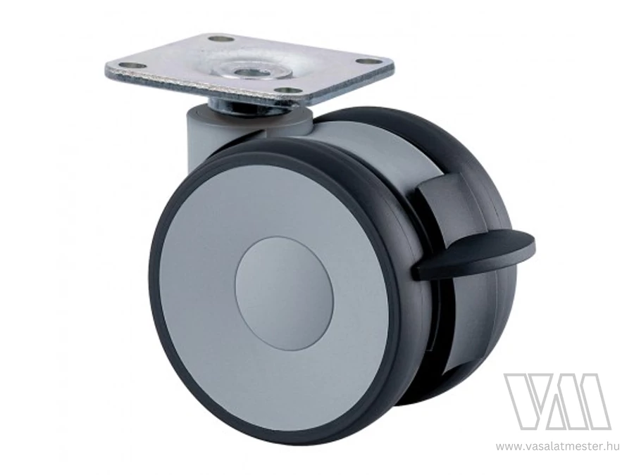 TENTE Kerék Linea 65 mm fékkel 70 kg, sötétszürke