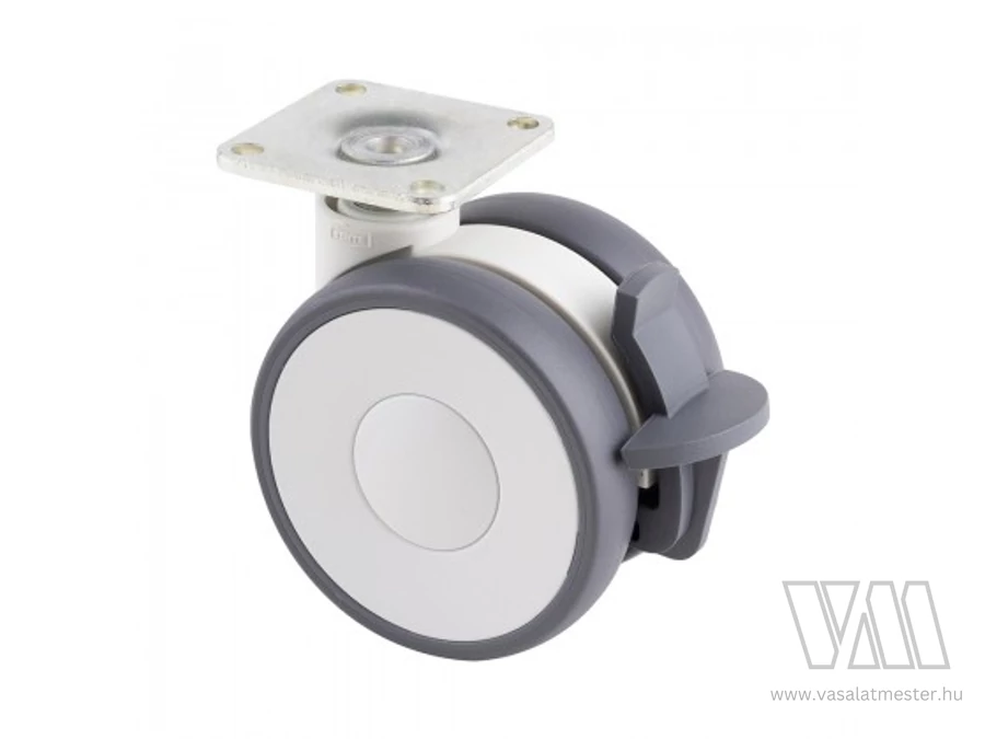 TENTE Kerék Linea 65 mm fékkel 70 kg, világosszürke