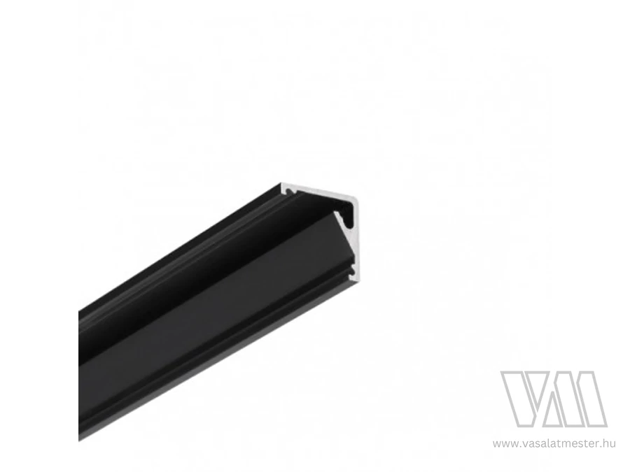TM-profil LED Cabi12 E alu fekete 3000mm