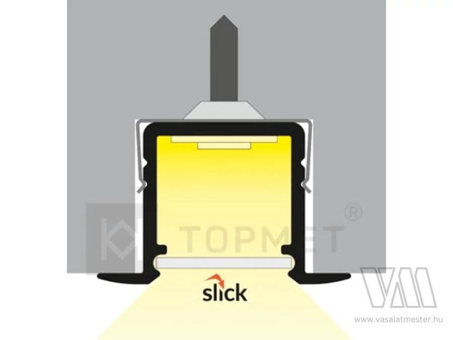 356623 - TM-profil LED Smart-In10 eloxált alumínium 2000mm