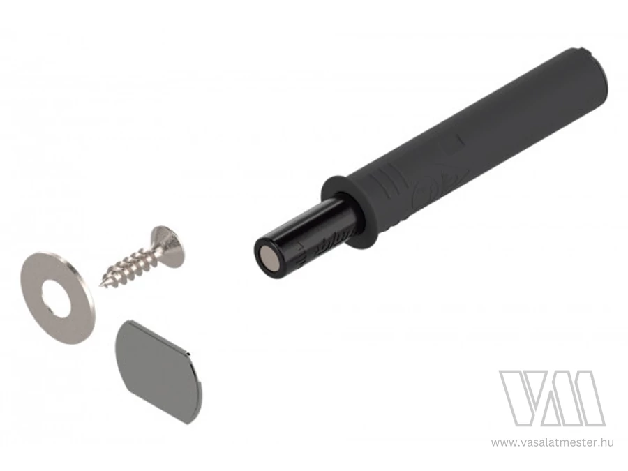 BLUM 956.1004 Rövid 50 mm akasztóhoz, mágnessel, készlet, Karbonfekete matt CS-M