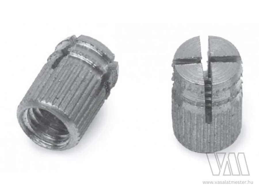 Beütő tipli BU60-M4x8/6,3mm sárgaréz