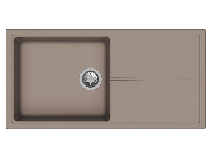 StrongSinks S3 Labe 1000x500 mm gránit mosogató barna