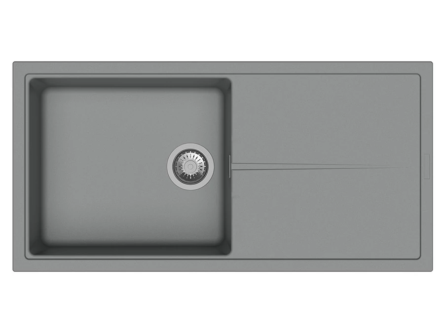 StrongSinks S3 Labe 1000x500 mm gránit mosogató szürke