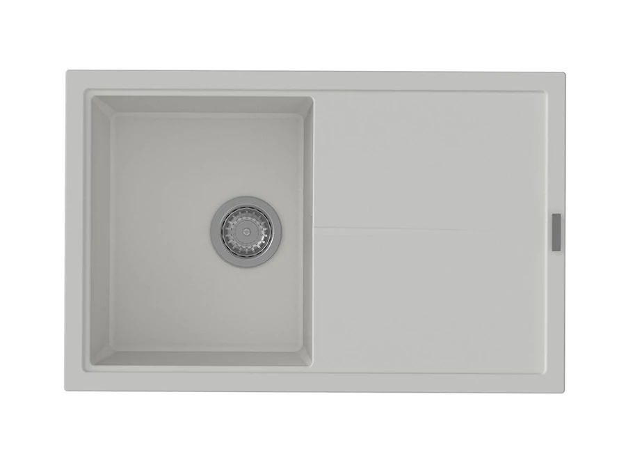 StrongSinks S3 Labe 780x500 mm gránit mosogató fehér