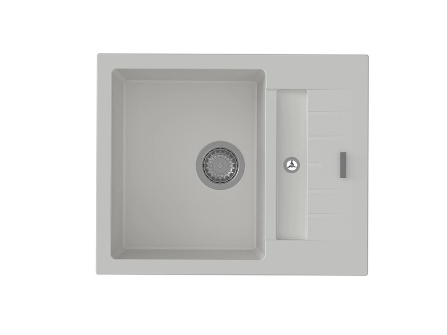 491412 - StrongSinks S3 Vardar 615x500 mm gránit mosogató fehér