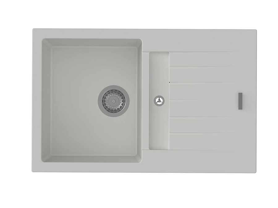 StrongSinks S3 Vardar 780x500 mm gránit mosogató fehér