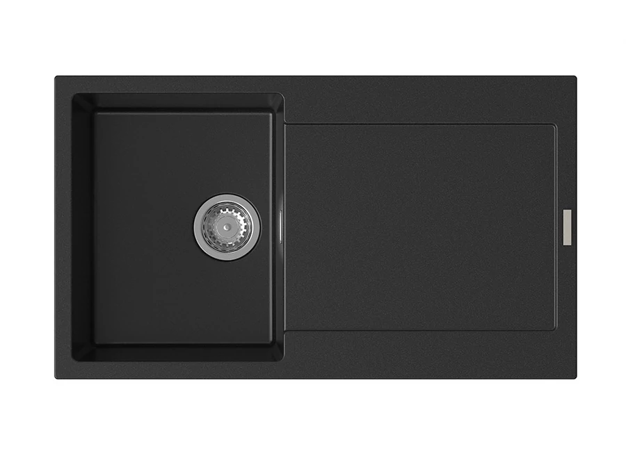 StrongSinks S3 Zala 860x500 mm gránit mosogató fekete
