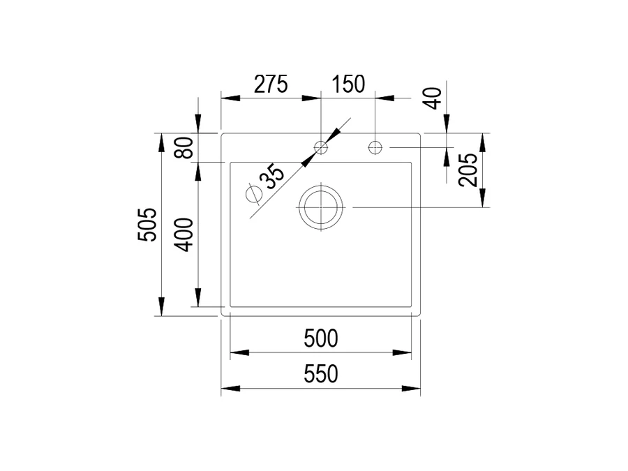 482139 - StrongSinks Duna 550