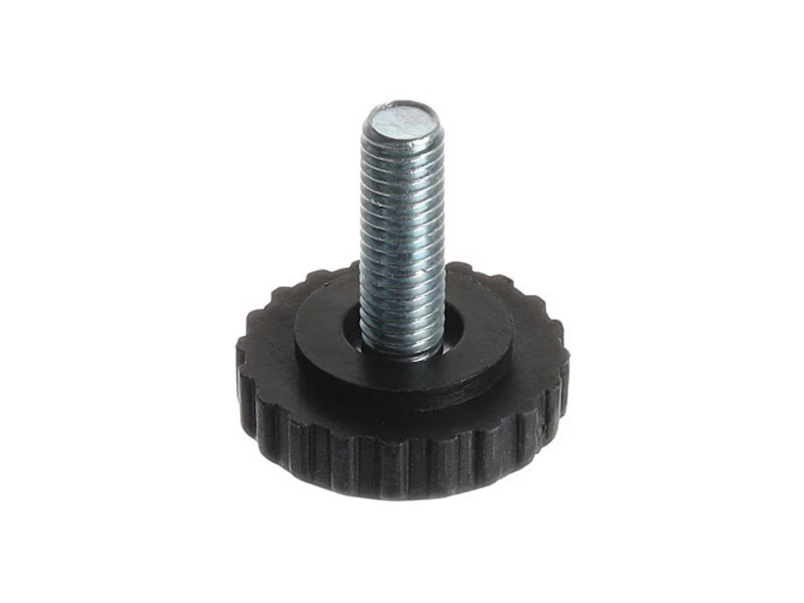 Riex GA20/25 talpcsavar szintezőlábhoz, D30, M8x30, fekete