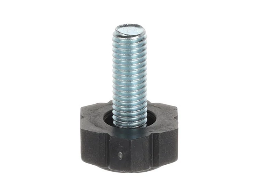 Riex GA12 állítható láb D22, M8x22, fekete