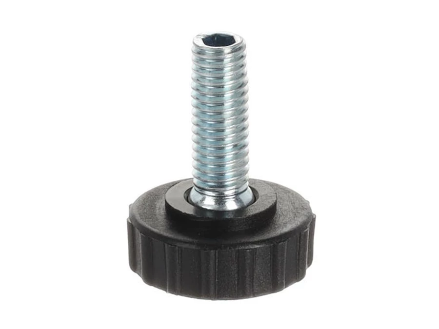 Riex GA13 állítható láb, dőlt, D25, M8x22, fekete