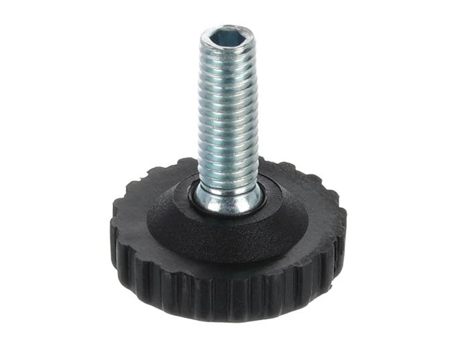 Riex GA13 állítható láb, dőlt, D5, M8x22, fekete