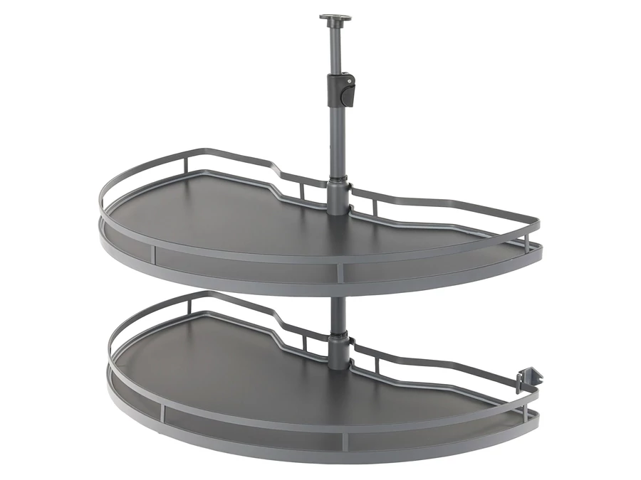 Riex GP28 forgótálca 180°-os, tömör fenék, W900, H600-750, sötétszürke