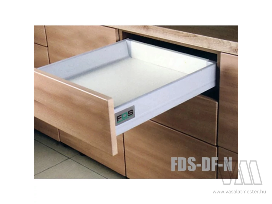 FDS DUPLAFALÚ FÉM FIÓKOLDAL FDS-DF N 500mm, 40kg SZÜRKE