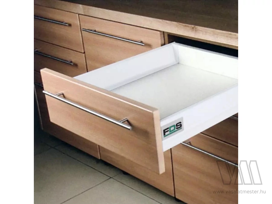 FDS DUPLAFALÚ FÉM FIÓKOLDAL FDS-DF A 500mm, 40kg FEHÉR