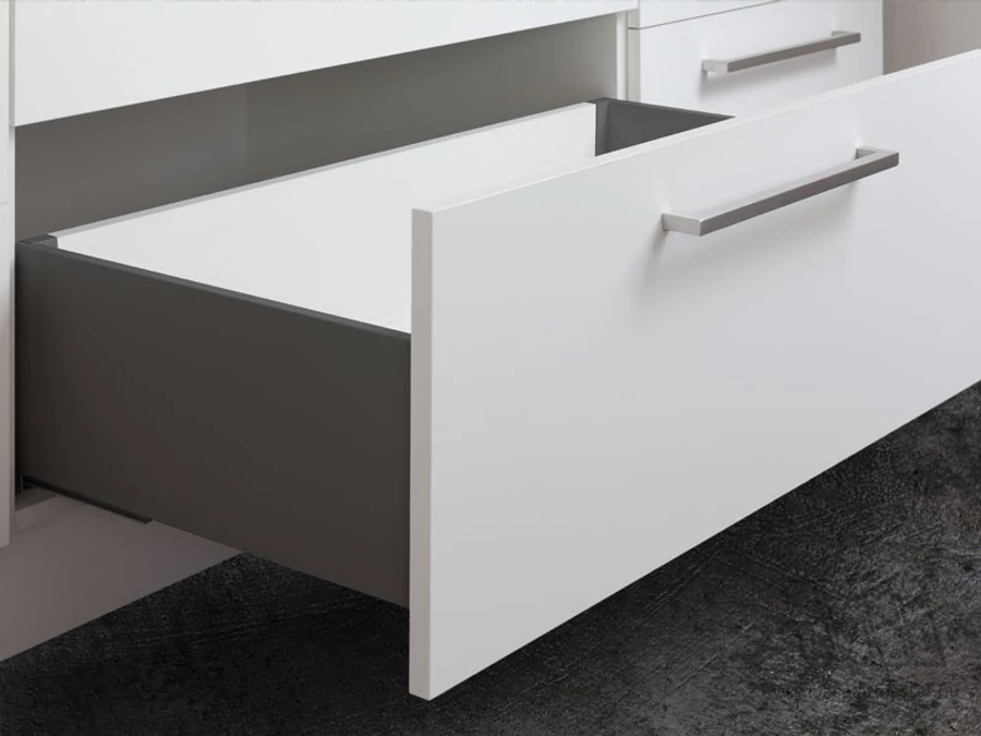 Forest SLIM DF-C duplafalú fiókoldal 183 mm antracit – fiókrendszer szett