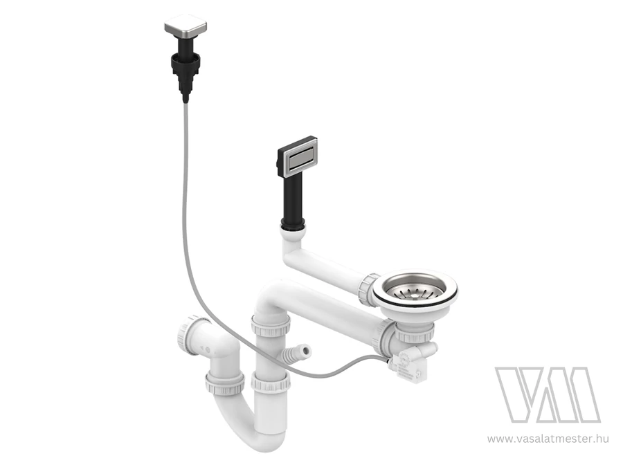 492717 - StrongSinks S3 Helytakarékos szifon excenterrel gránit mosogatóhoz